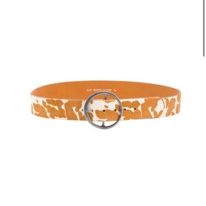 Orange and White Women's Belt